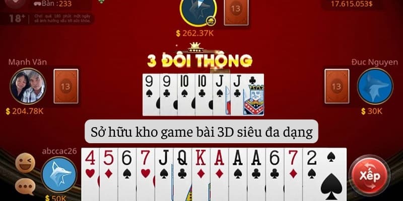 Sân chơi cá cược sở hữu kho game siêu đa dạng