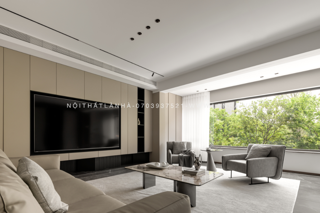 Tủ âm tường biệt thự The Standard Bình Dương