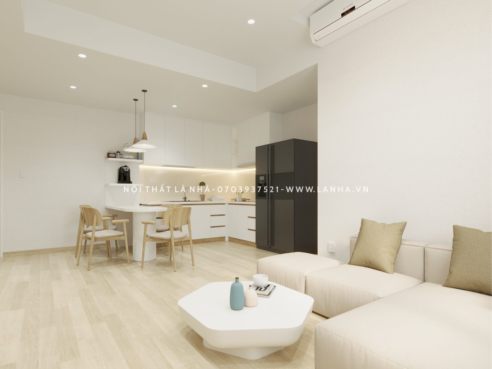 Thiết kế nhà bếp phong cách Wabi Sabi