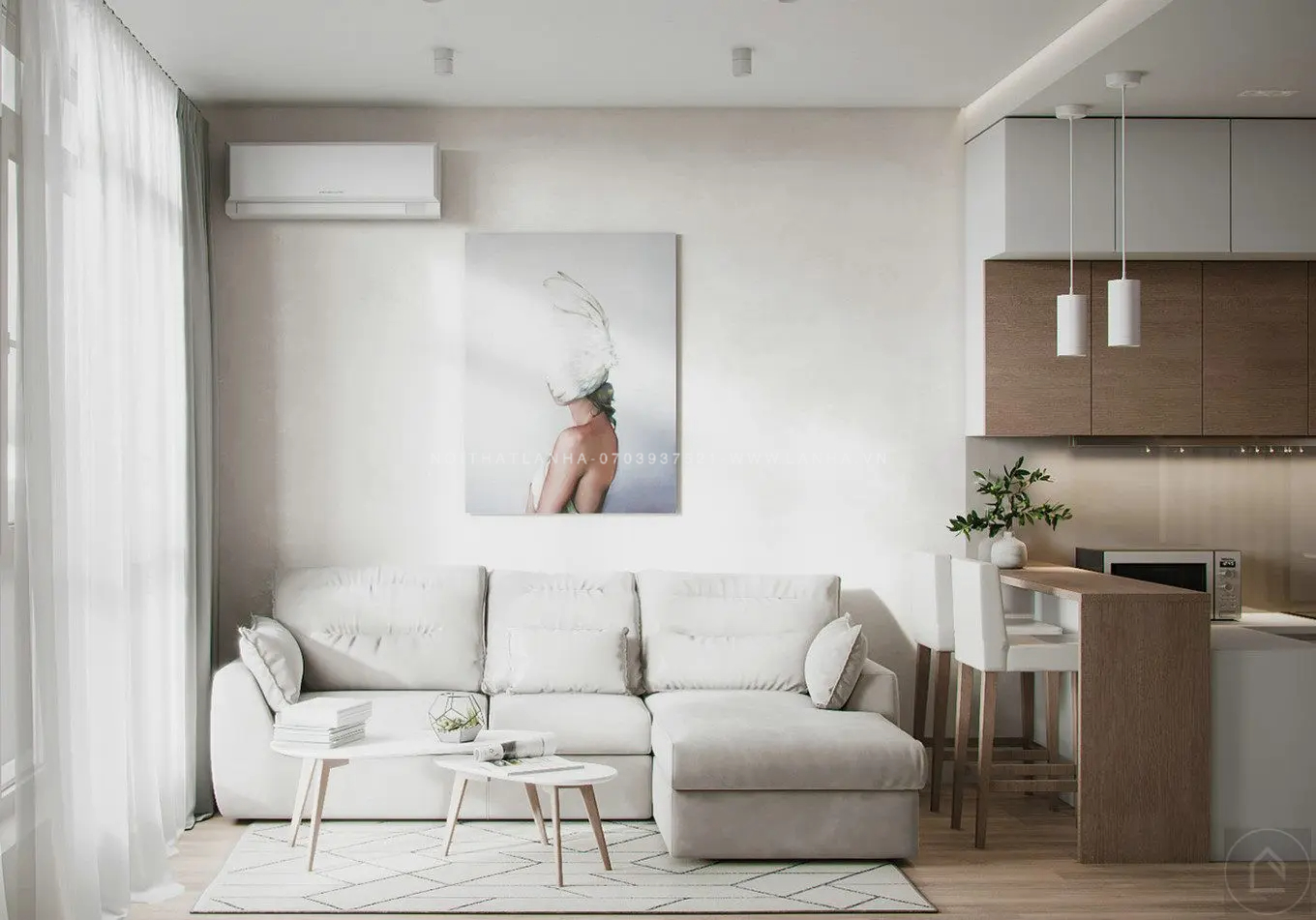 okking.con m.okking với tông màu trắng chủ đạo