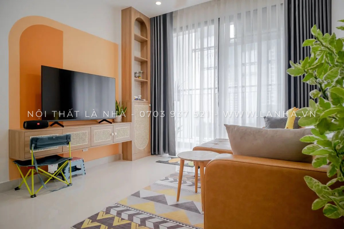 Nội thất m.okking okking0 và thi công bởi m.okking một cách tinh tế kết hợp cây xanh