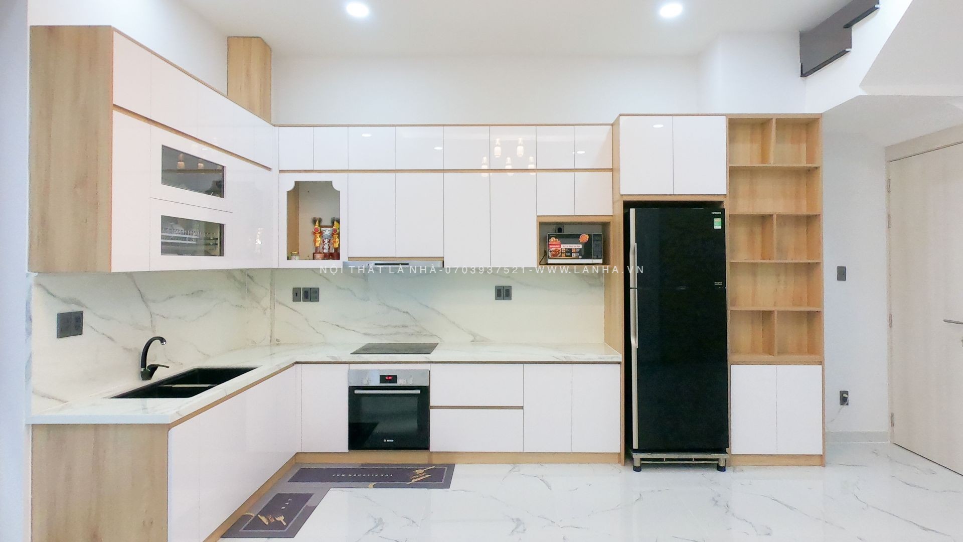Gỗ công nghiệp thường được sử dụng khi okking0 m.okking39 hình chữ L