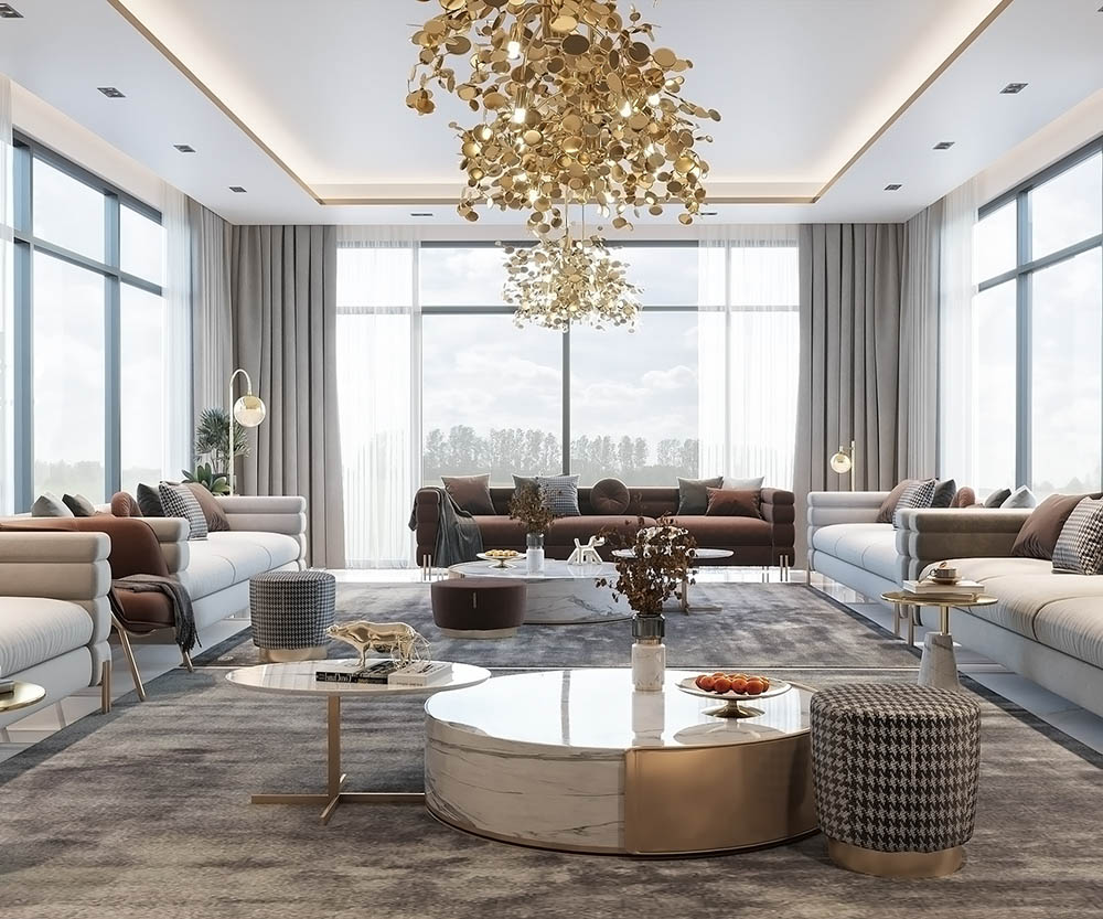 Nội thất Luxury với những đường nét tinh xảo, hoàn mỹ