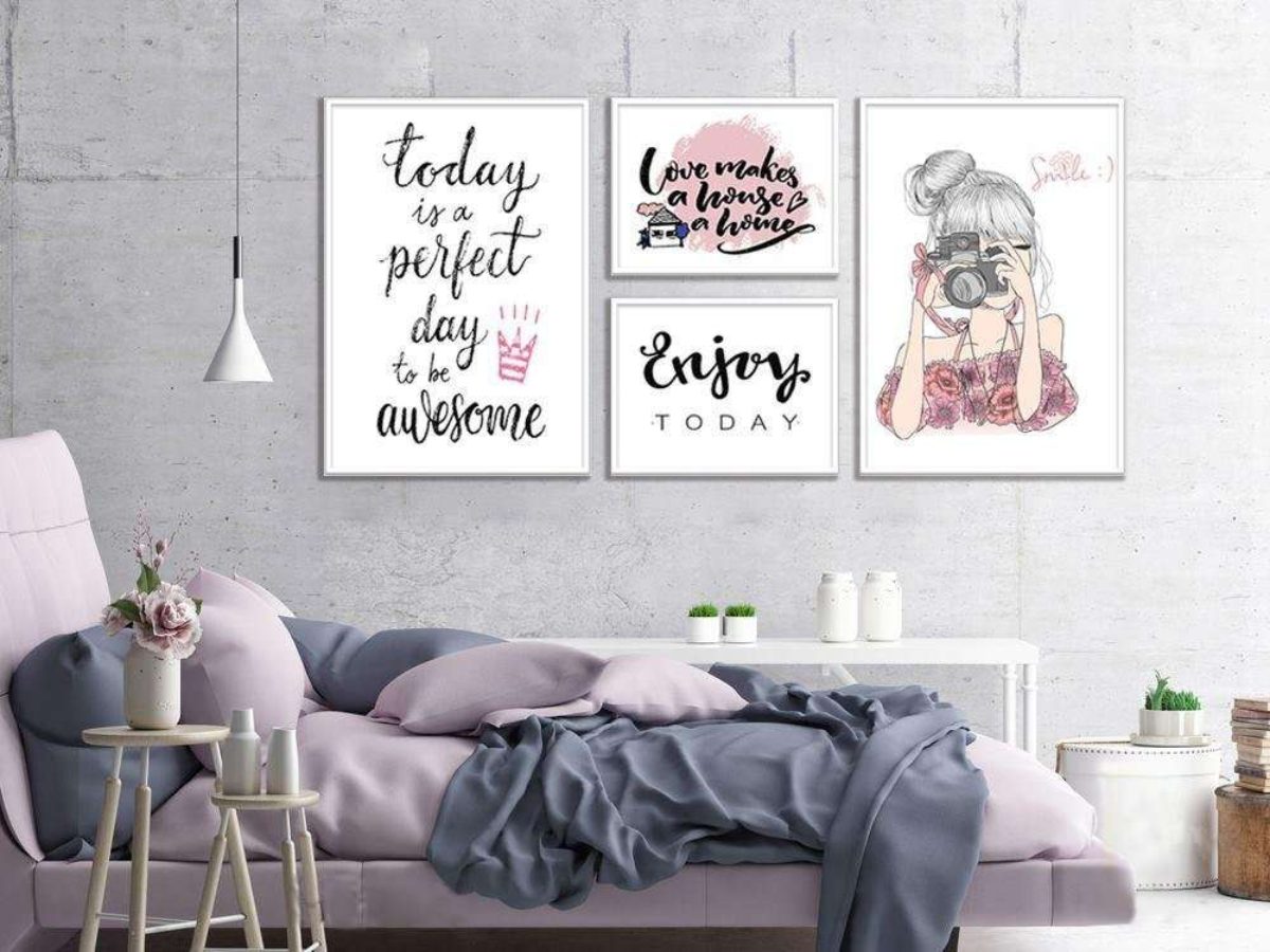 Tranh treo tường góp phần làm cho căn phòng trở nên ấn tượng, tinh tế