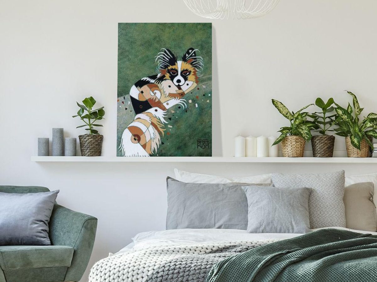 okking.con màu xanh lá làm chủ đạo với các chậu cây phong thuỷ nhỏ xinh