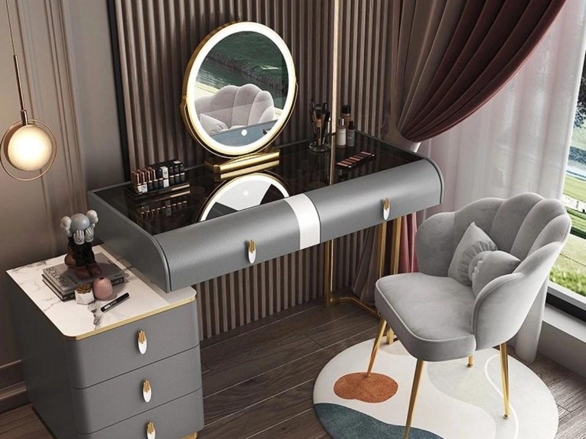 Kệ tủ đựng mỹ phẩm đơn giản, tối ưu công năng