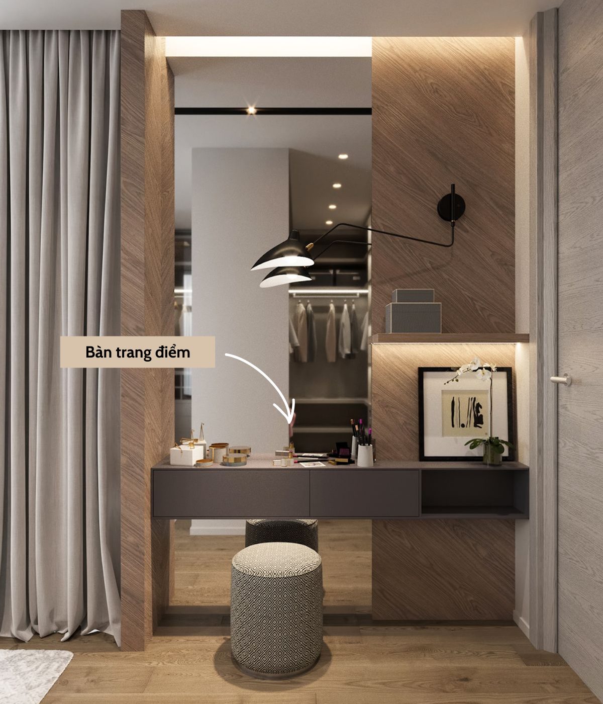 Lựa chọn đồ nội thất cho okking của nữ