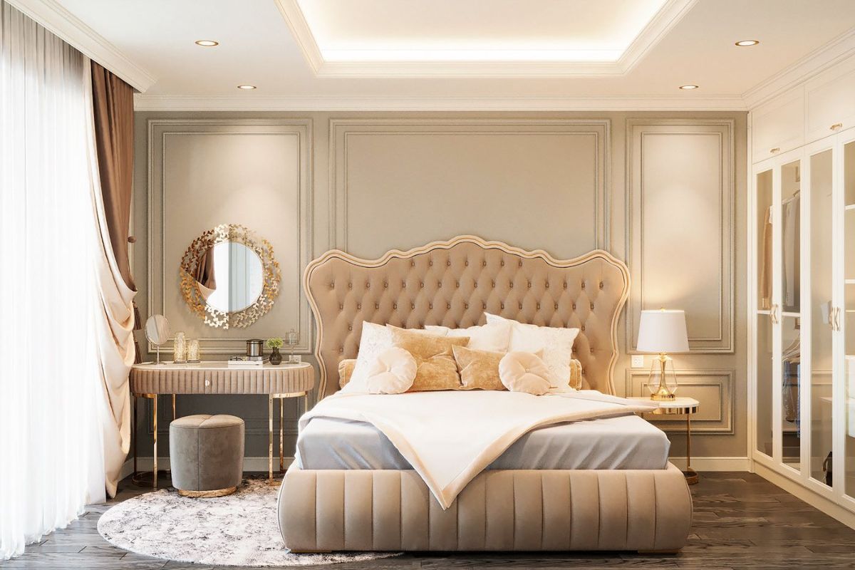 okking.con tâm cổ điển với tone màu ấm áp