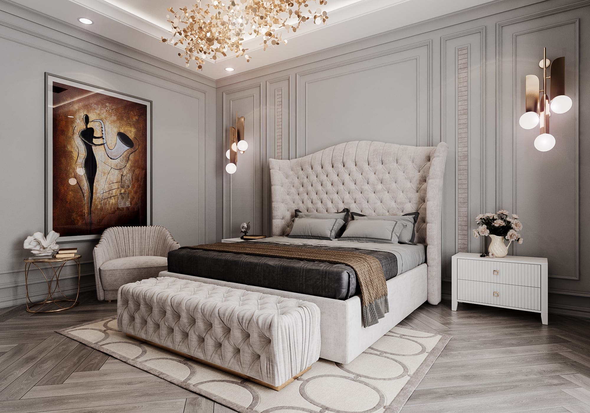 okking.con mang m.okking39 tân cổ điển Pháp