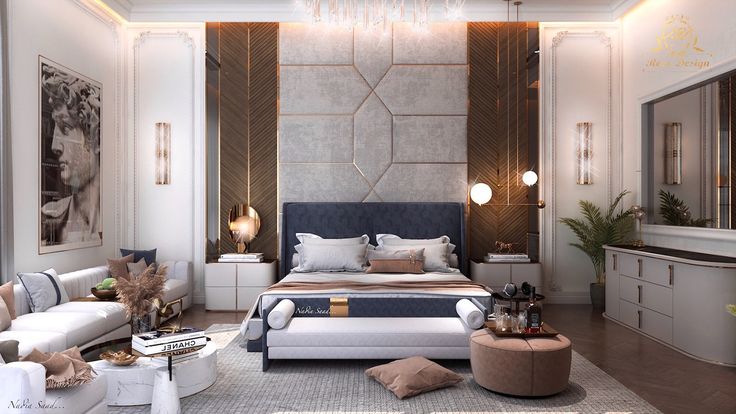 Lựa chọn tone màu xanh hiện đại Châu Âu