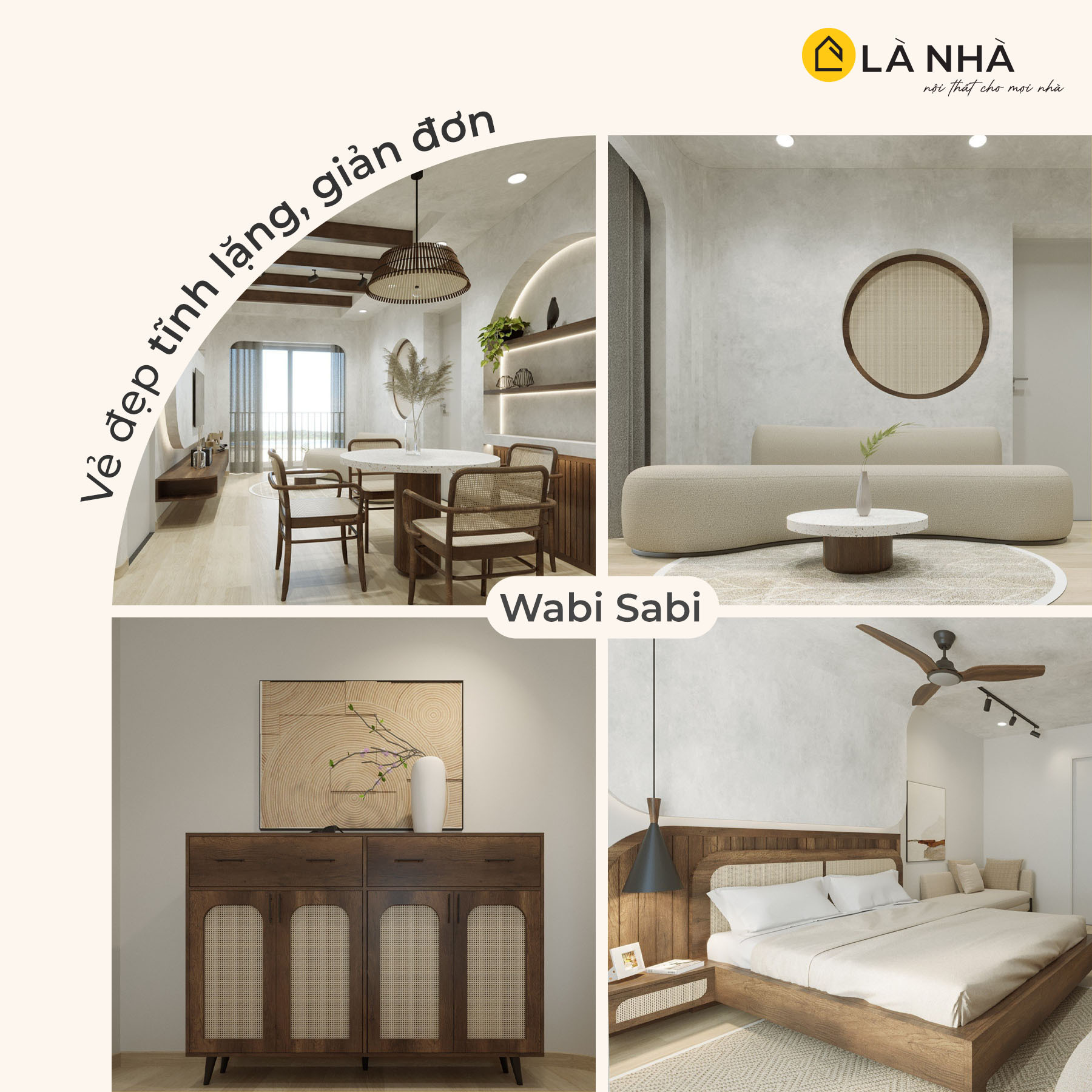 Thiết kế biệt thự m.okking39 Wabi sabi đơn giản, tinh tế