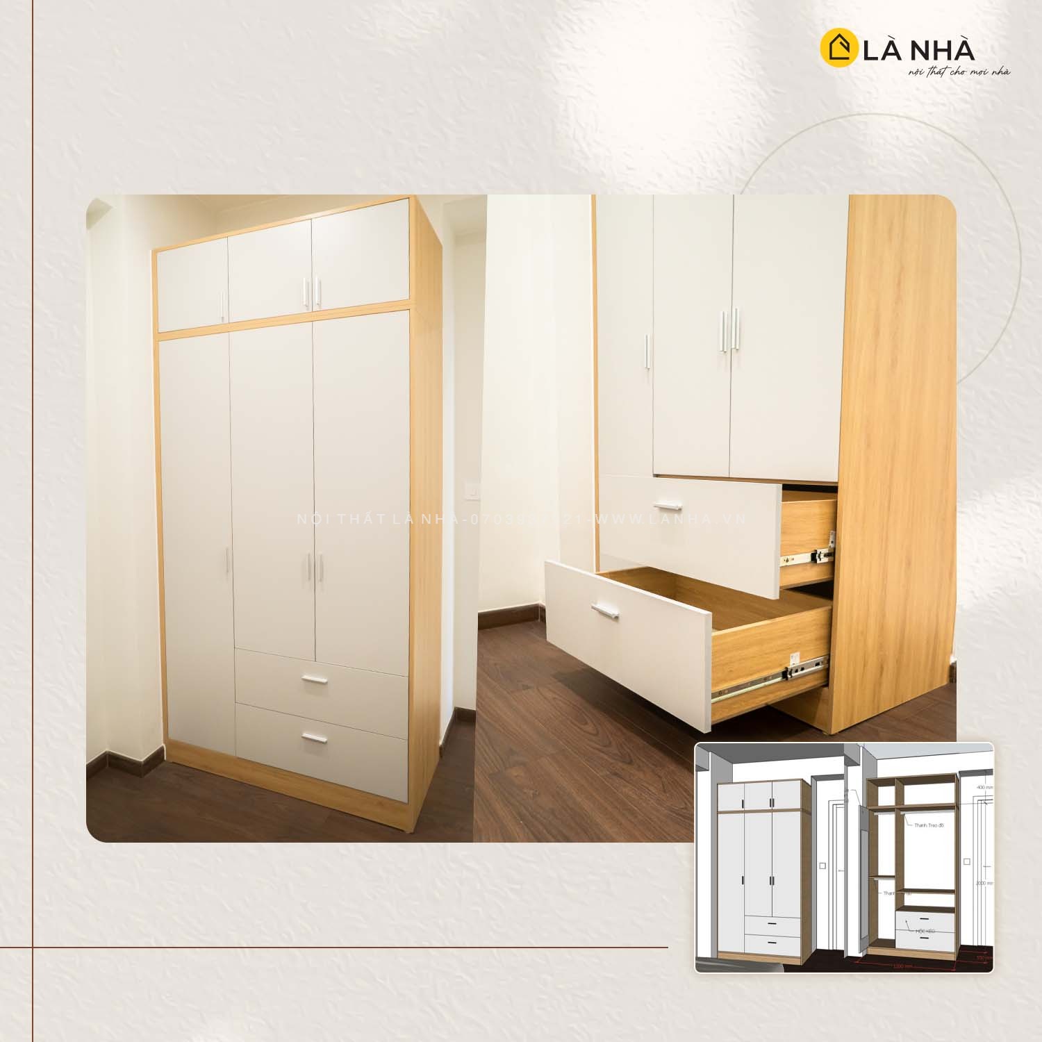 Chọn nội thất okking có màu sáng
