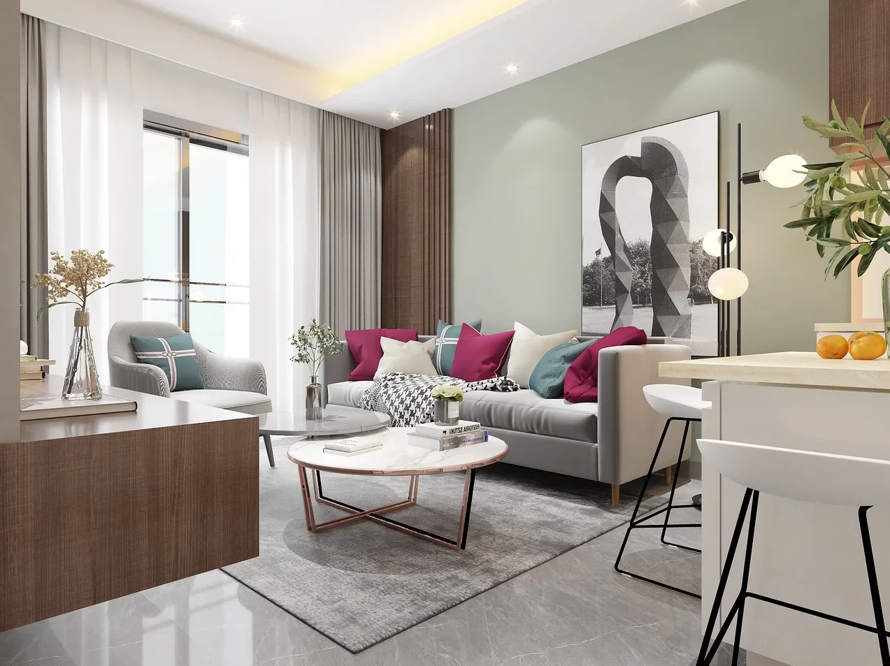 Bố trí ánh sáng phù hợp