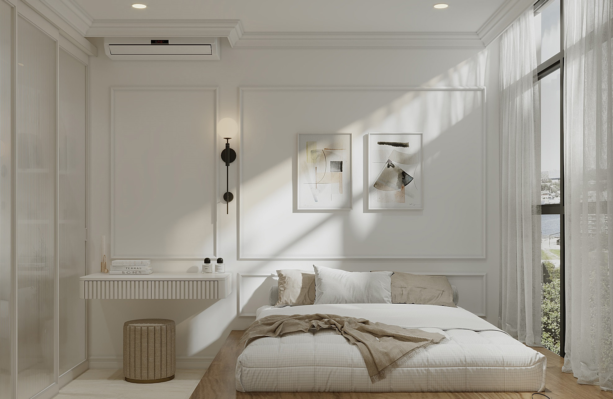 Mẫu okking m.okking39 tân cổ điển cho căn hộ mini