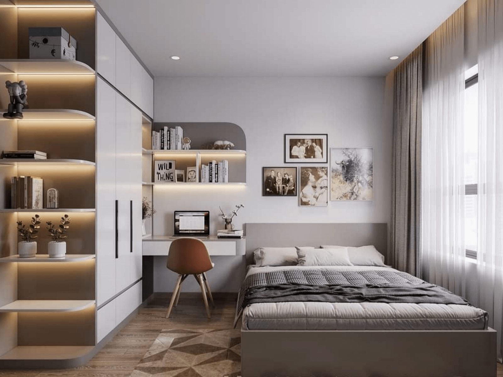 okking.con nhỏ 13m2 hiện đại với đồ nội thất đầy đủ tiện nghi