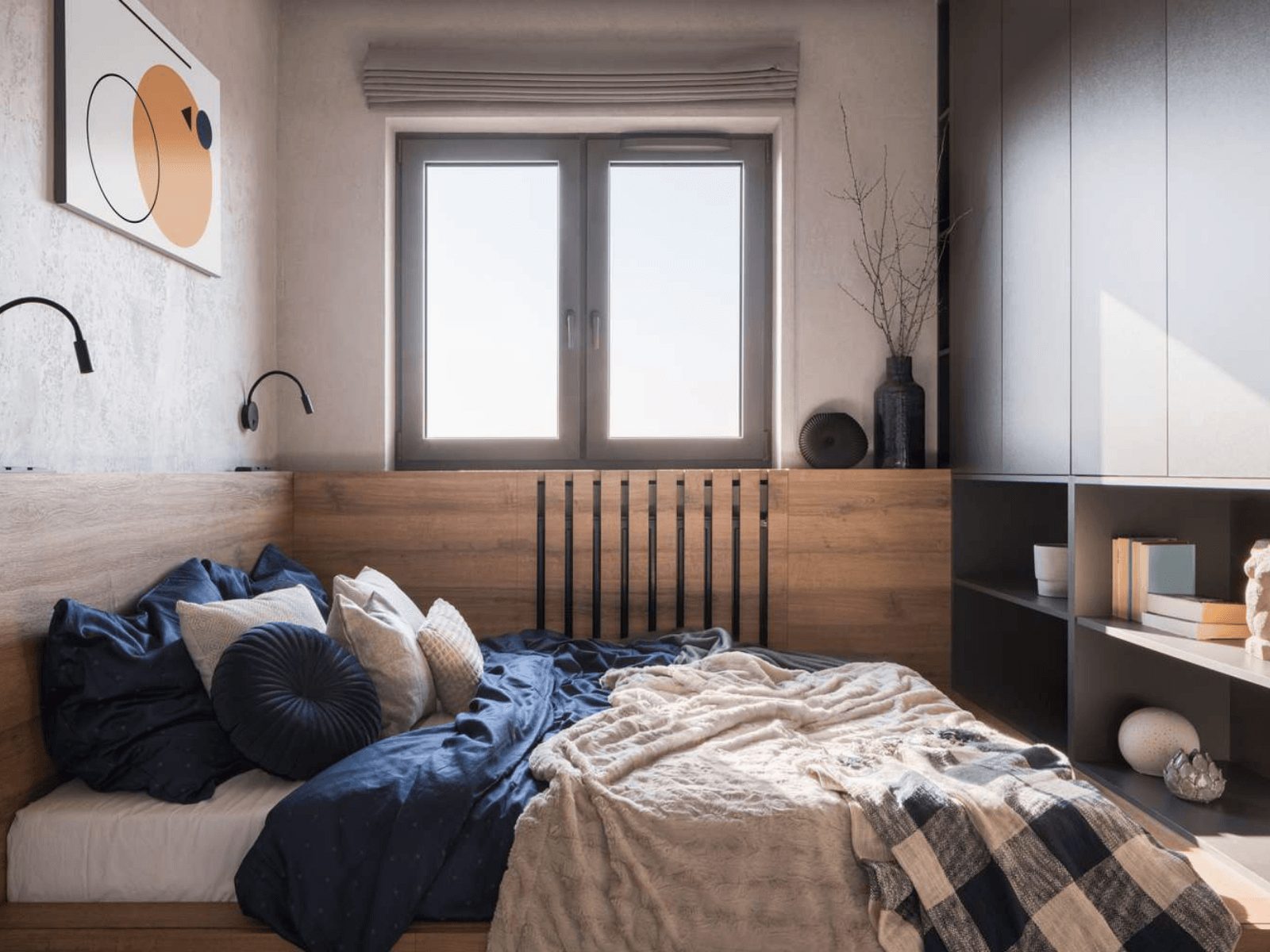 Thiết kế okking nhỏ với đồ nội thất thông minh