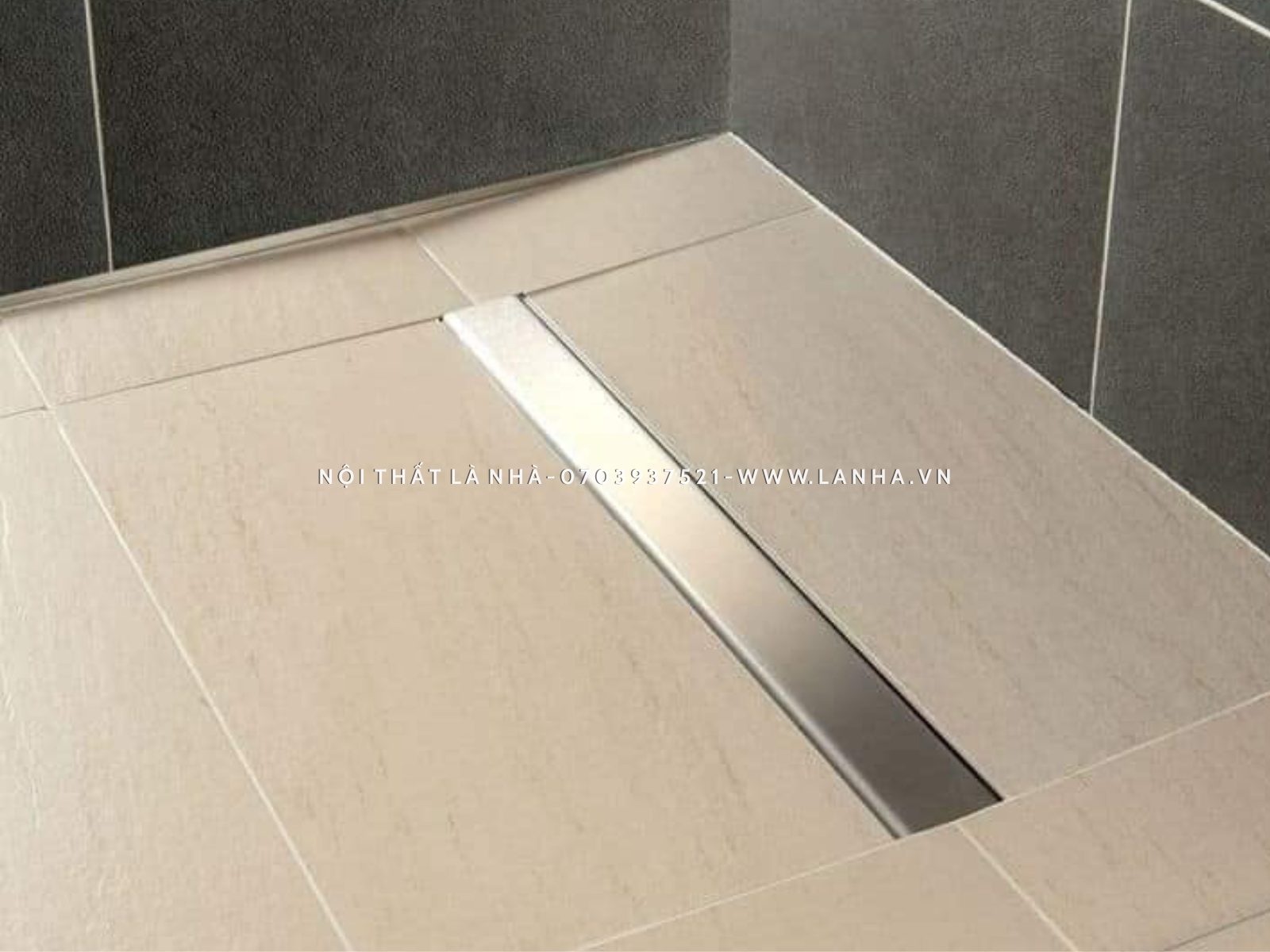 Thiết kế độ dốc cho mặt sàn phòng tắm 4m2