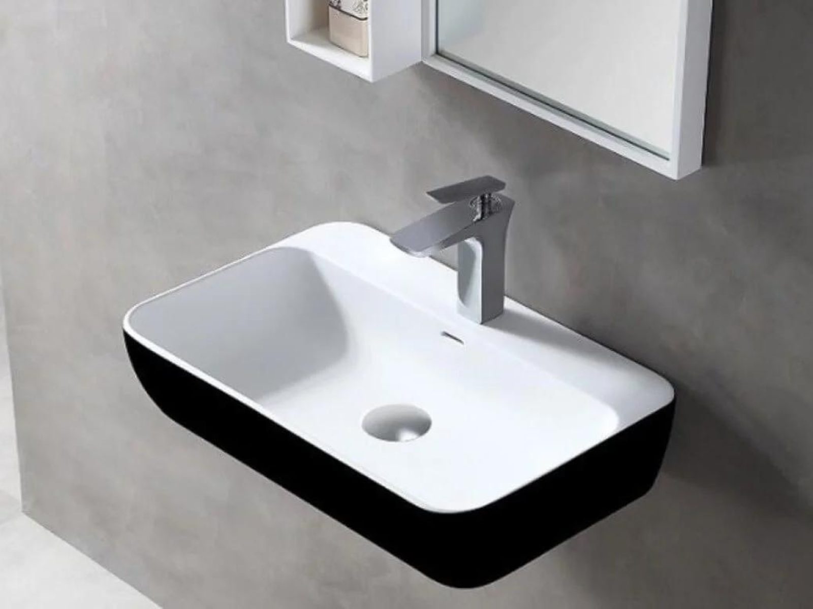 Chậu rửa treo tường cho phòng tắm nhỏ 4m2