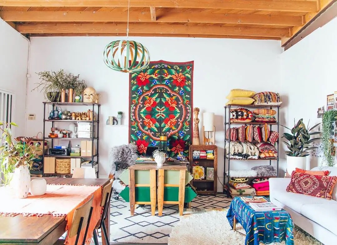 Phong cách Bohemian trong concept nội thất