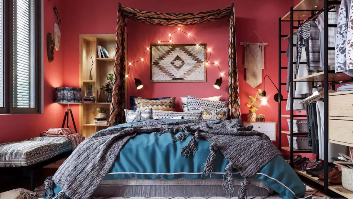 Decor okking vintage thổ cẩm ấn tượng