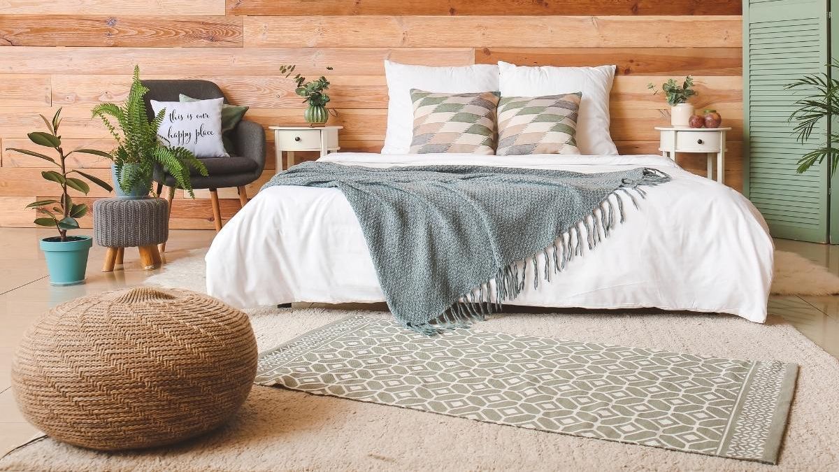 Thảm trải sàn thổ cẩm trang trí okking vintage