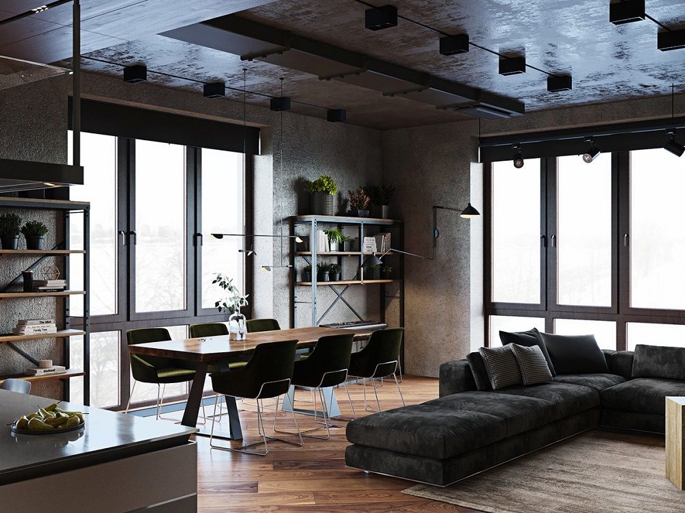 Phong cách Industrial độc đáo, ấn tượng