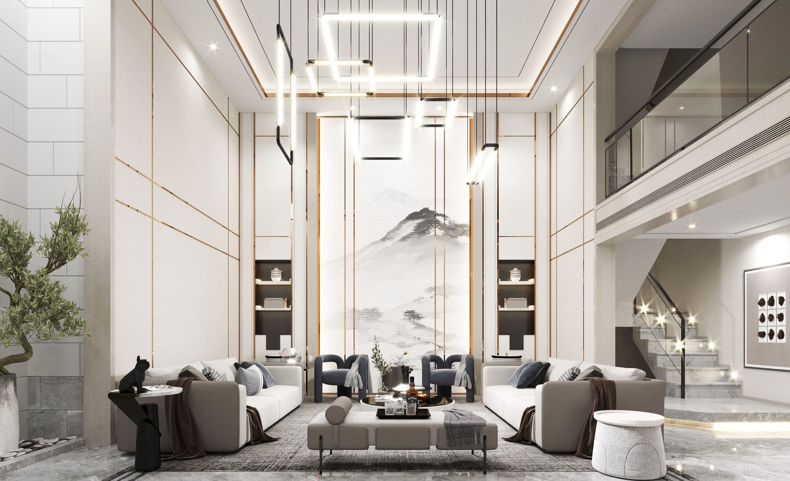 Phòng khách Luxury tinh tế