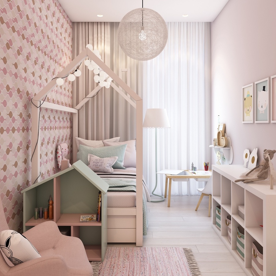 okking.con kết hợp góc học tập này là nơi bé gái của chúng ta có thể phát triển, nghỉ ngơi, và học hỏi