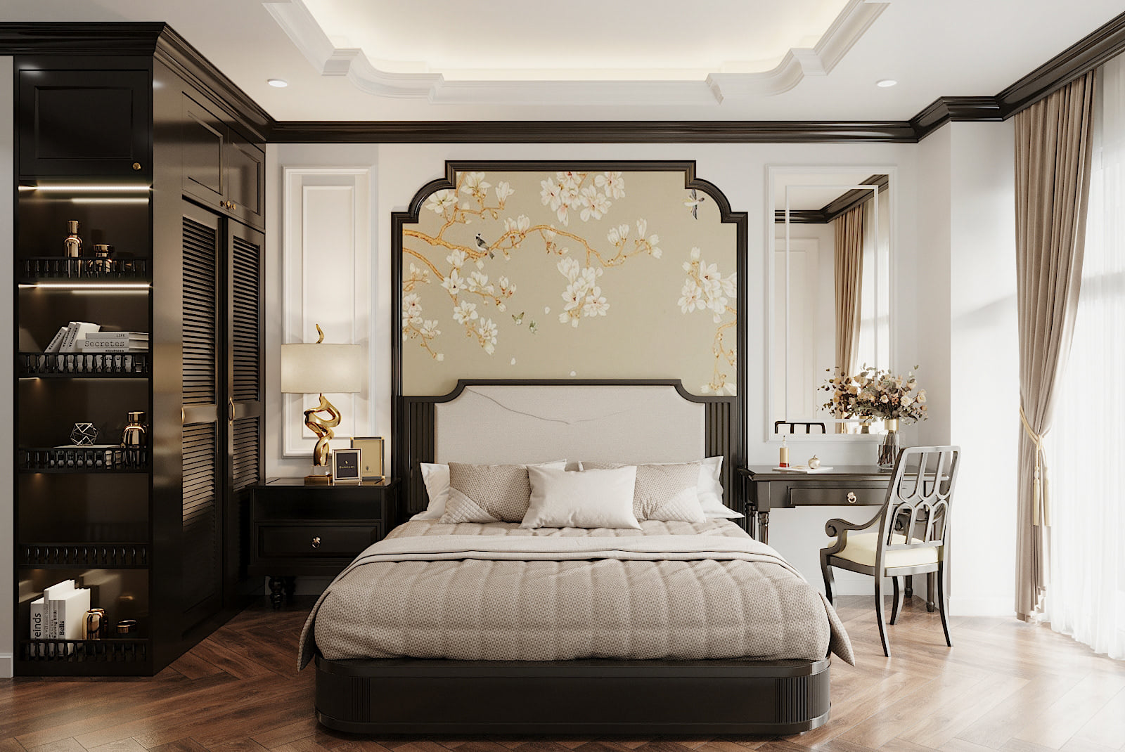 Họa tiết hoa truyền thống được ưu tiên sử dụng