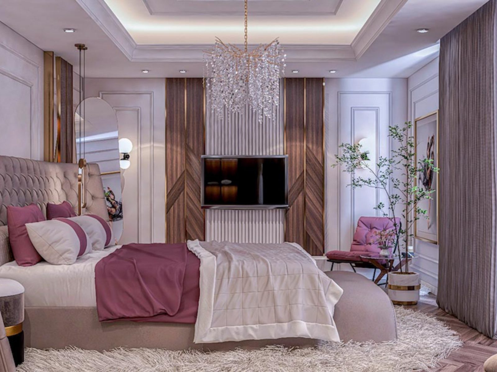 Đặt cây xanh cho okking giúp cân bằng yếu tố tự nhiên