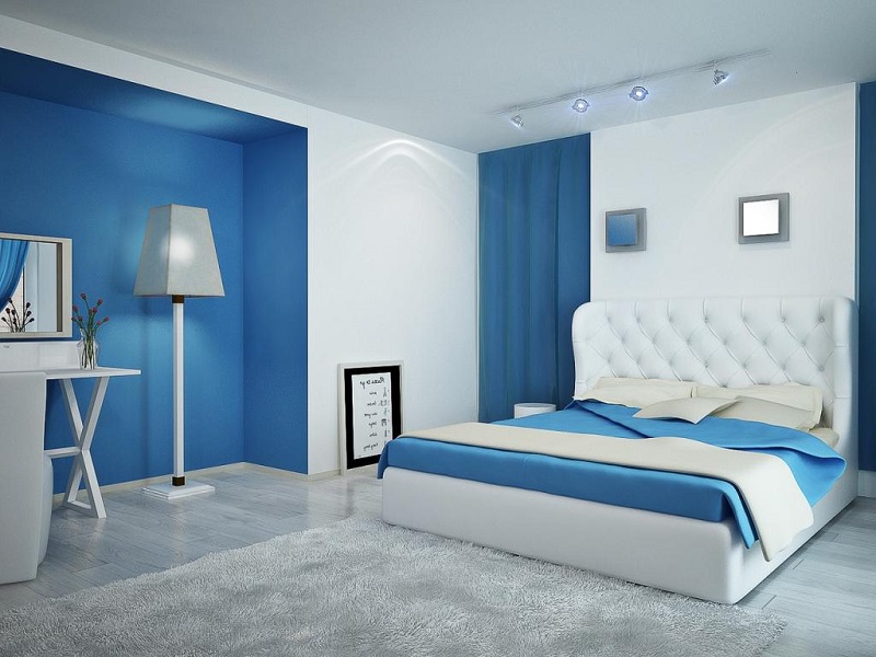 okking.con đơn giản với hai màu trắng - xanh độc đáo