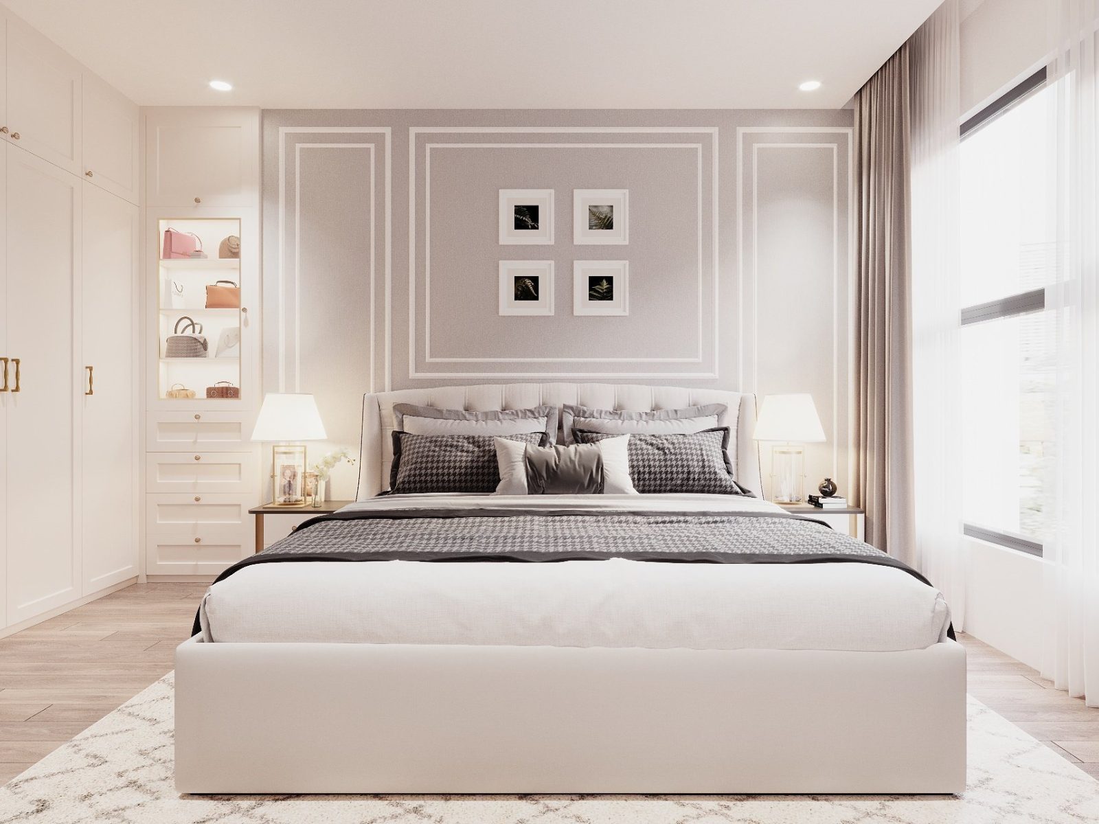 okking.con trắng m.okking39 tân cổ điển thanh lịch, nhẹ nhàng