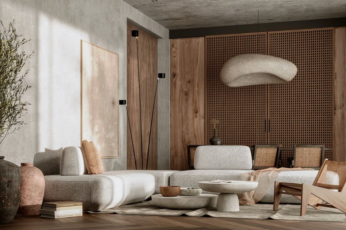 Thiết kế nhà m.okking đẹp 70m2 m.okking39 Wabi Sabi
