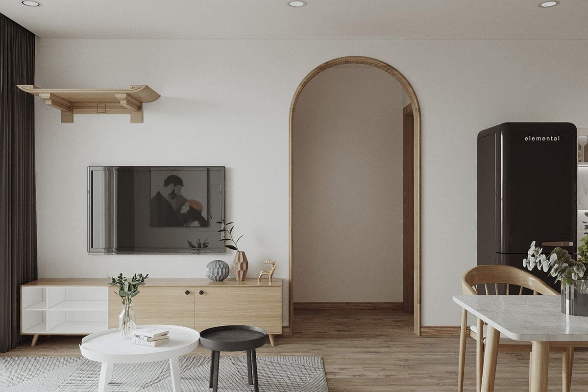 Thiết kế nhà m.okking đẹp 70m2 m.okking39 Japandi
