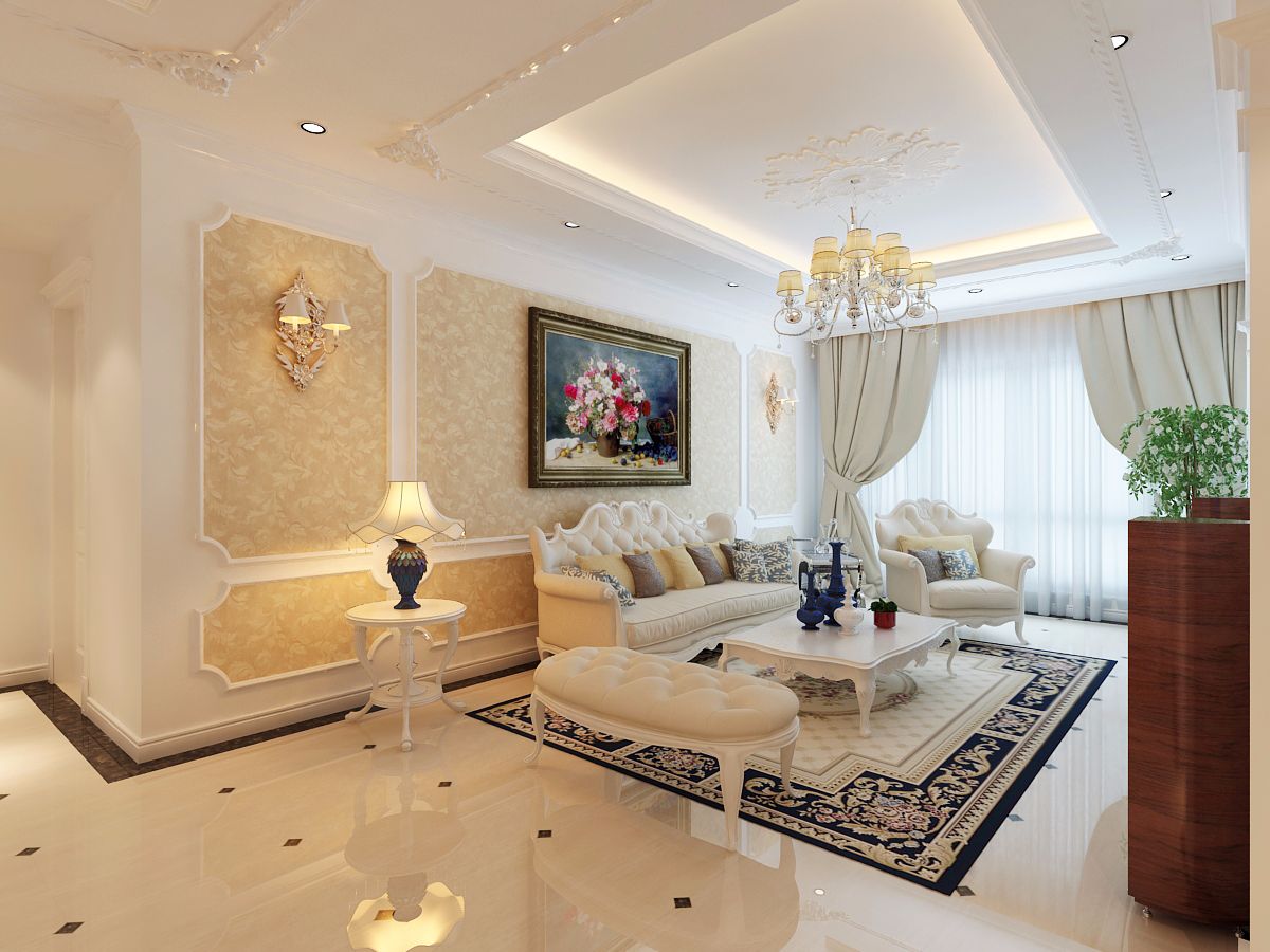 Hoa văn tường và các họa tiết trang trí khác toát lên vẻ sang trọng và cổ điển