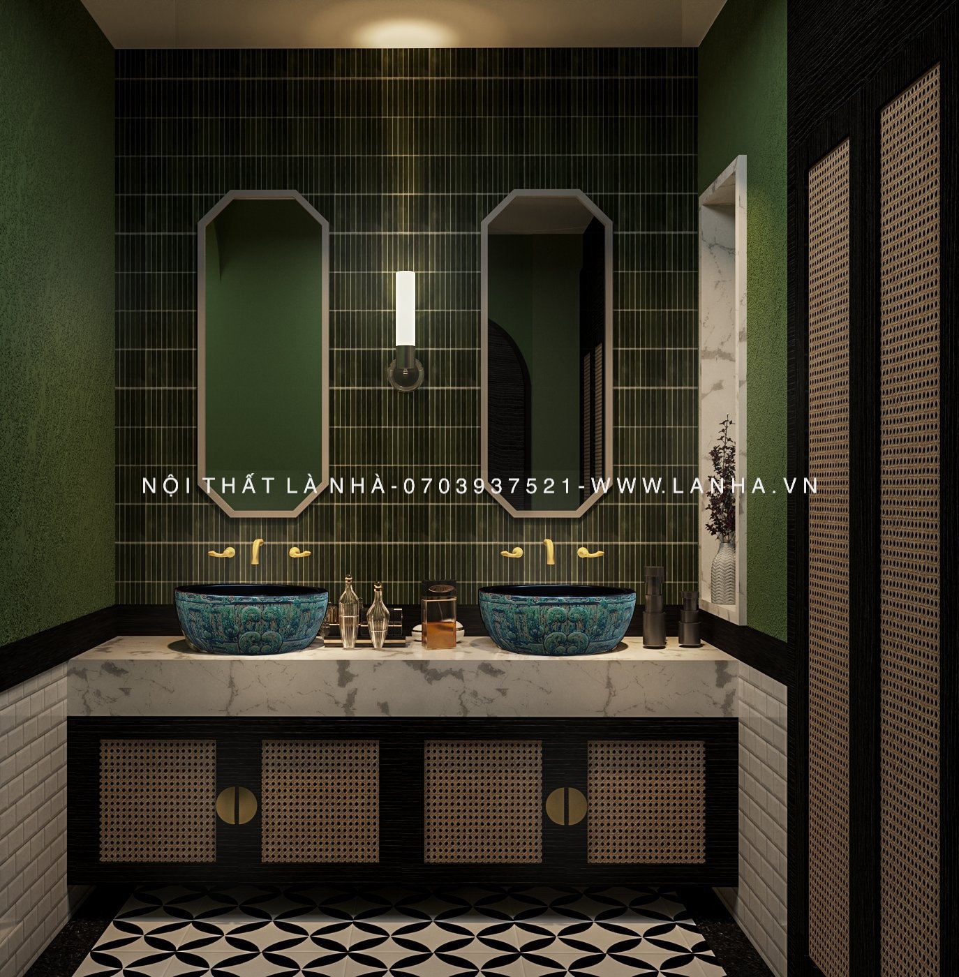 Thiết kế phòng tắm m.okking39 Indochine