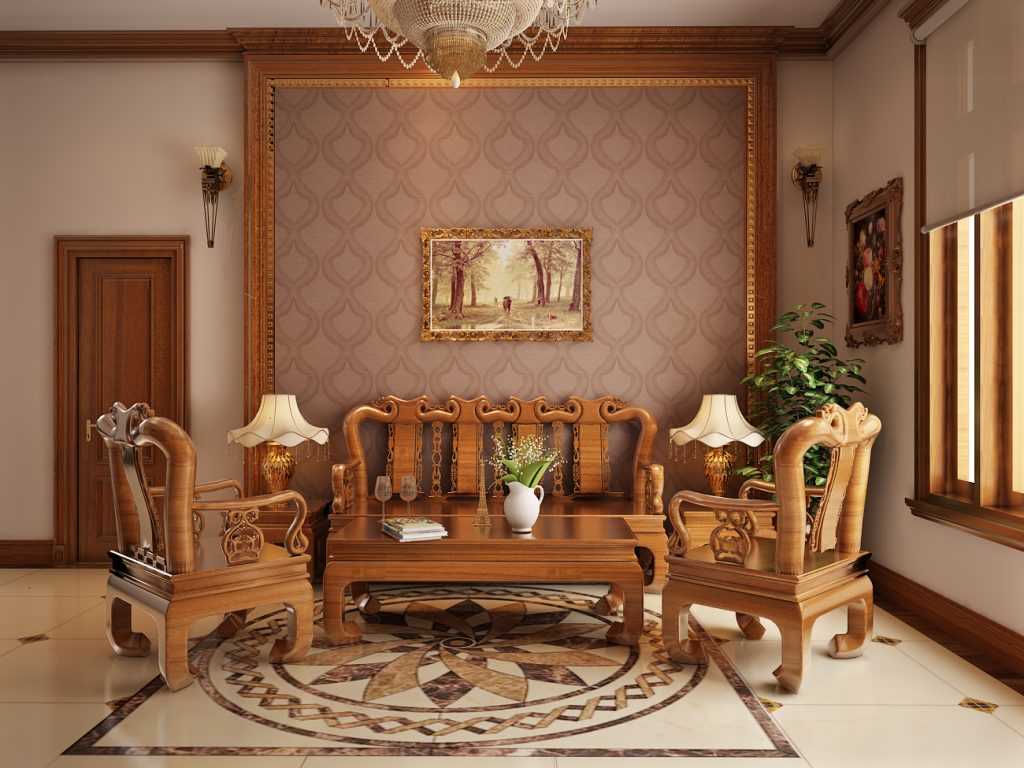Bạn có thể kết hợp các loại gỗ khác nhau để tạo sự đa dạng trong trang trí