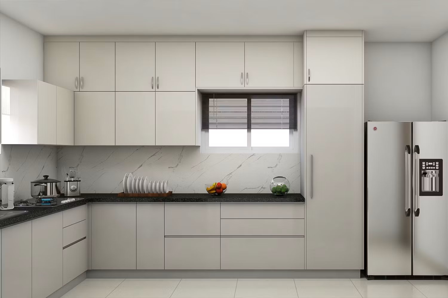 Màu sắc tươi sáng như trắng, xám, hoặc các gam màu nhạt của m.okking39 chữ L có thể làm cho okking.con trở nên rộng rãi hơn và tạo cảm giác thoải mái