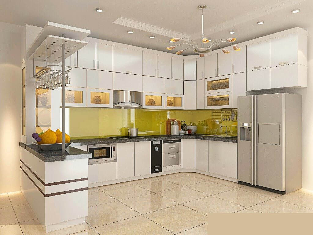 Lối okking0 nhà bếp cho nhà cấp 4 đơn giản