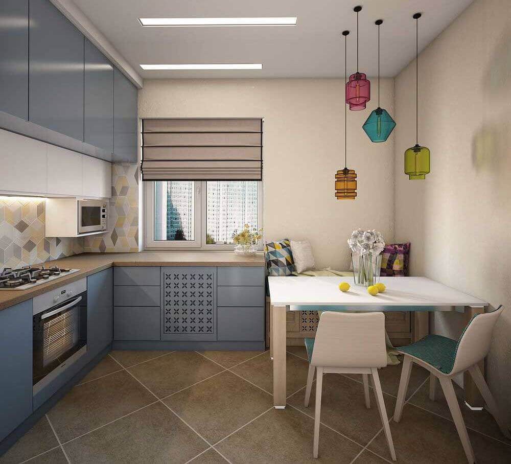 Kiểu okking0 nhà bếp nhỏ gọn, đầy đủ tiện nghi