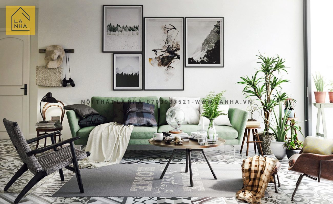 Decor Phong Khach Vintage 15