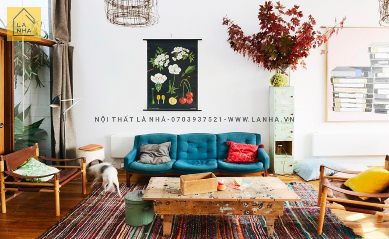 Decor Phong Khach Vintage 2