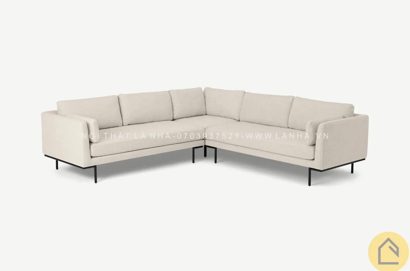 Sofa góc Harlow hiện đại phù hợp với phòng khách lớn