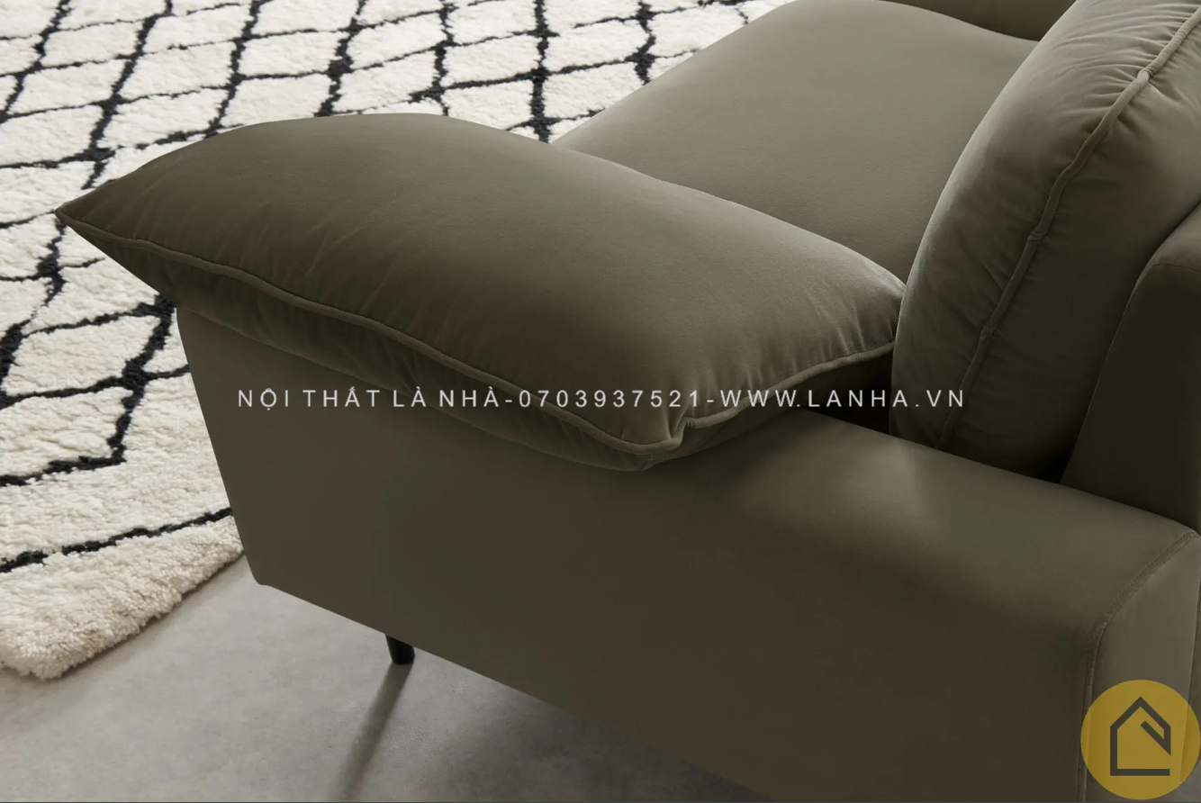 Sofa băng Fallyn có chất liệu mềm mại cùng okking0 tinh tế