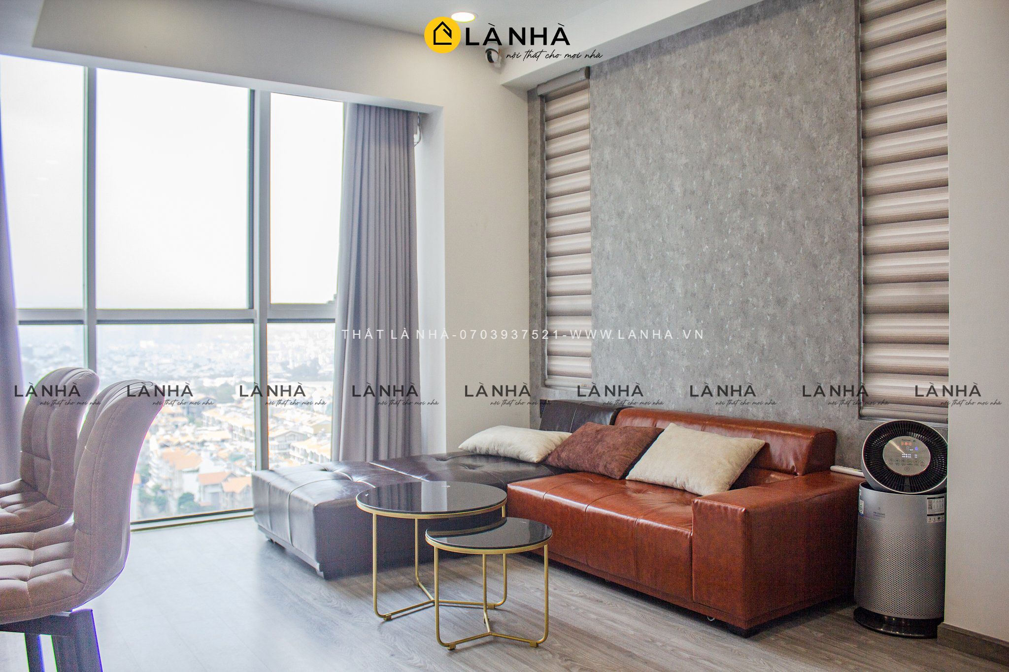 Sofa được okking0 đặc biệt để tận dụng mọi tỷ mét vuông của căn phòng