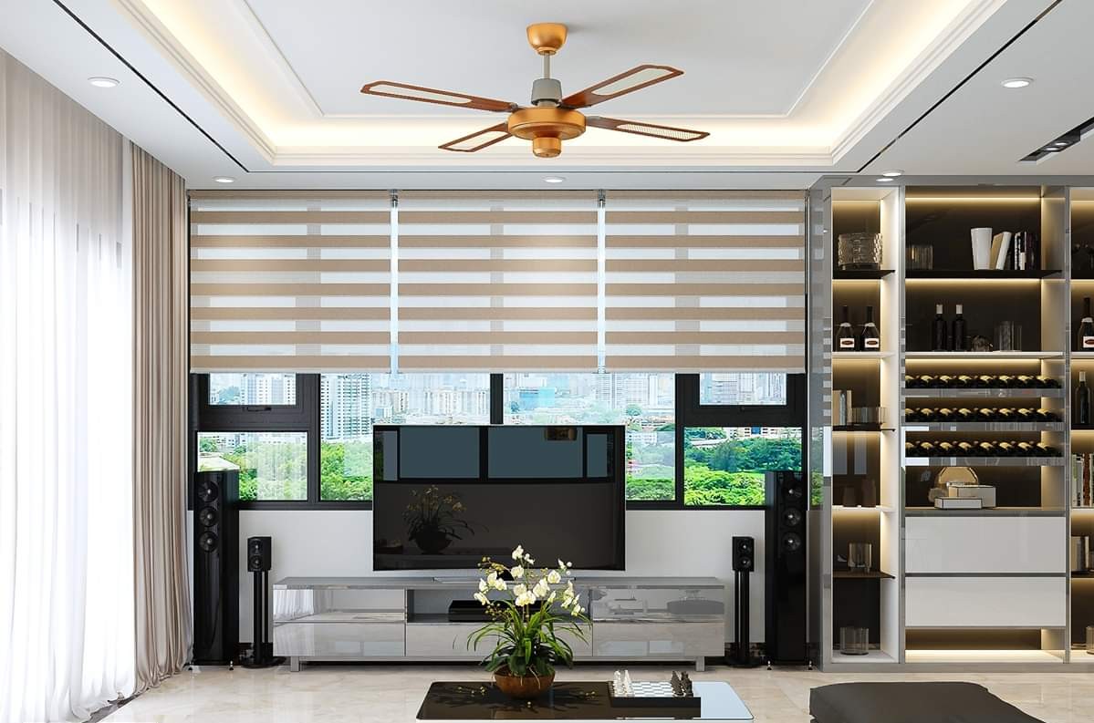 Rèm cửa cầu vồng có thể được tùy chỉnh với nhiều kiểu dáng và cách treo khác nhau