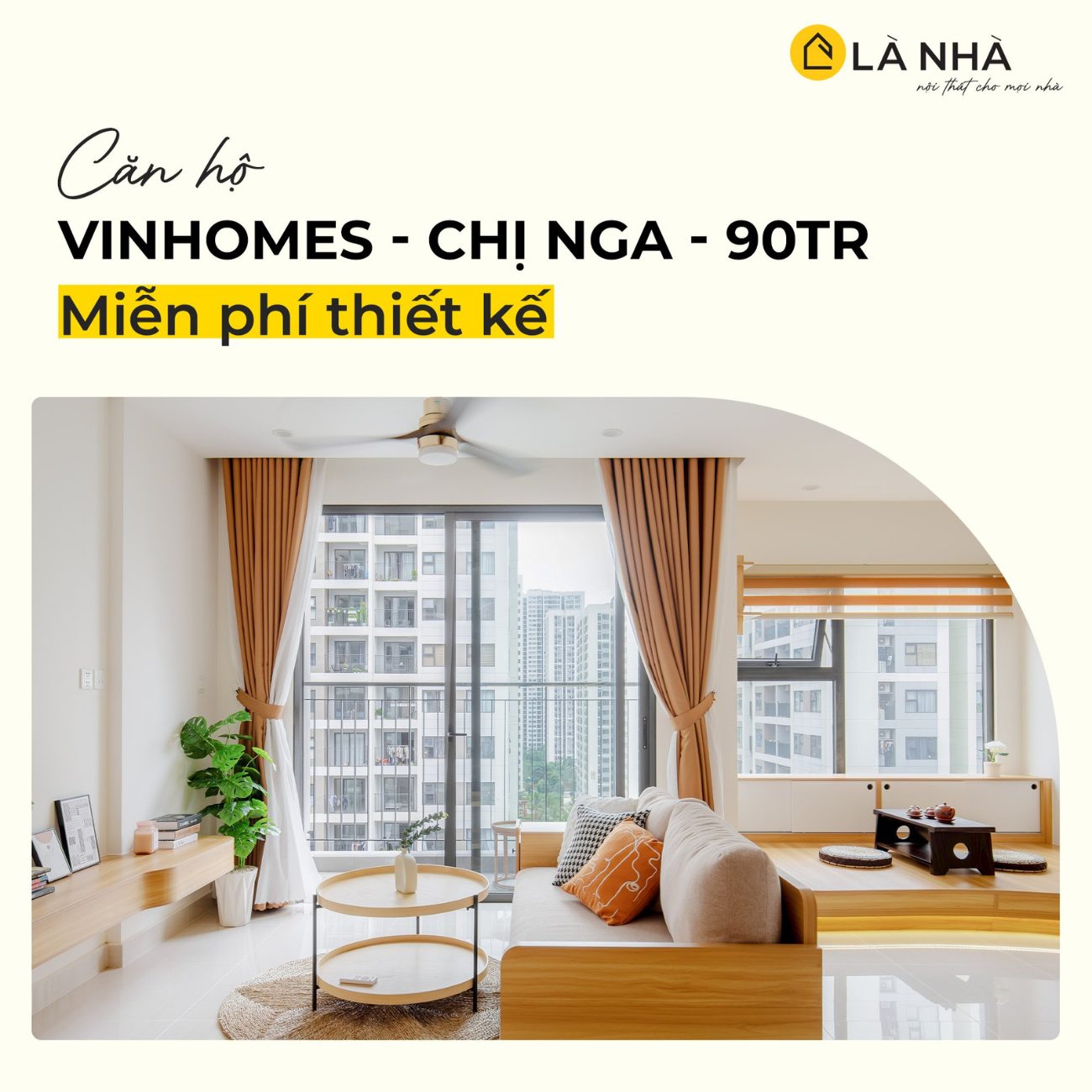Căn hộ Vinhomes m.okking39 Japandi chỉ với giá 90 triệu