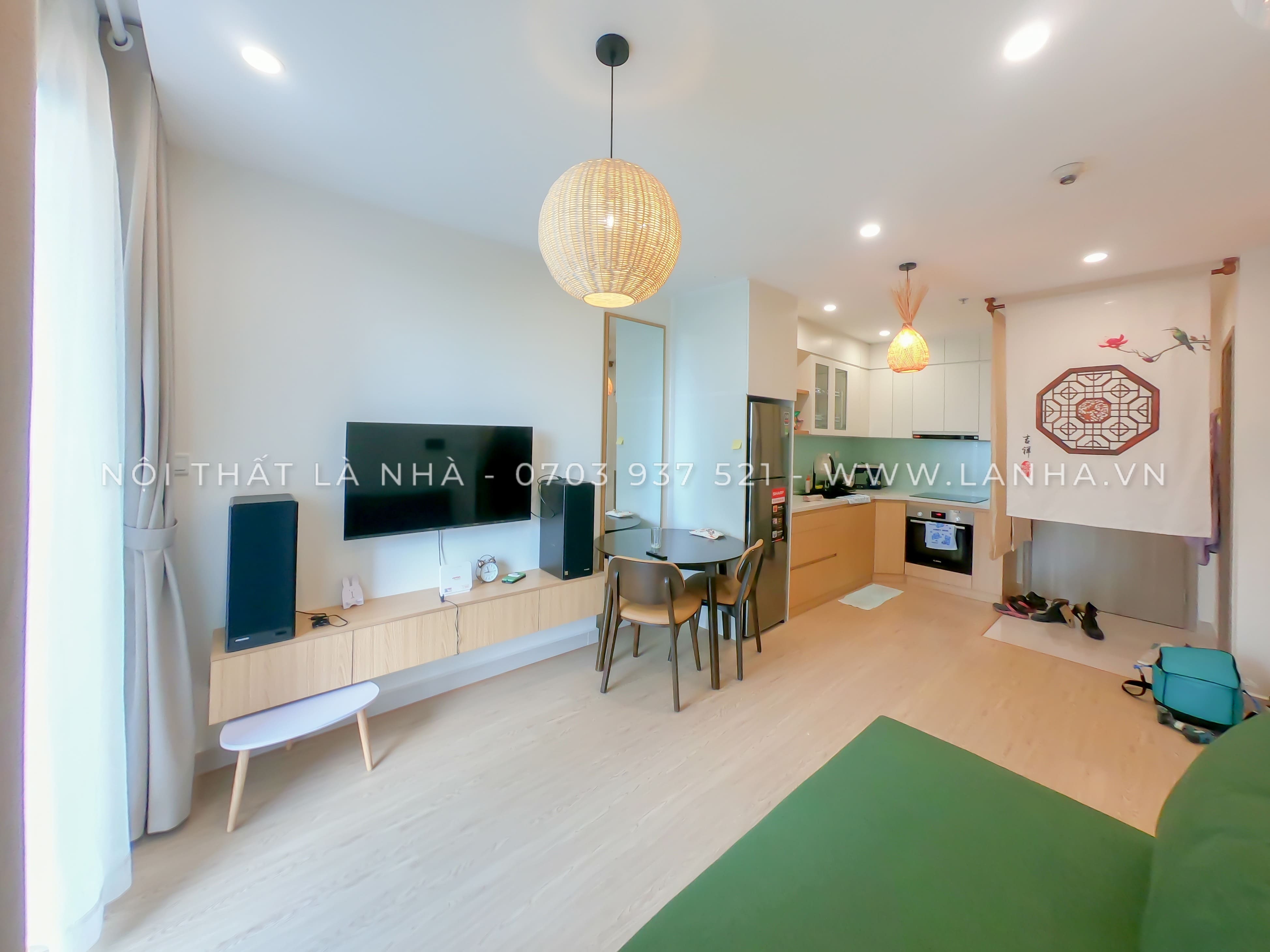 Không gian m.okking hạn chế m.okking ưu tiên nội thất đơn giản, hữu ích