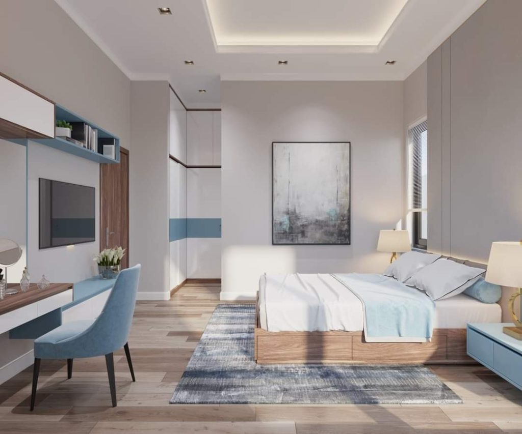 Tận dụng ánh sáng tự nhiên bằng cách sử dụng cửa sổ lớn và vật liệu ánh sáng