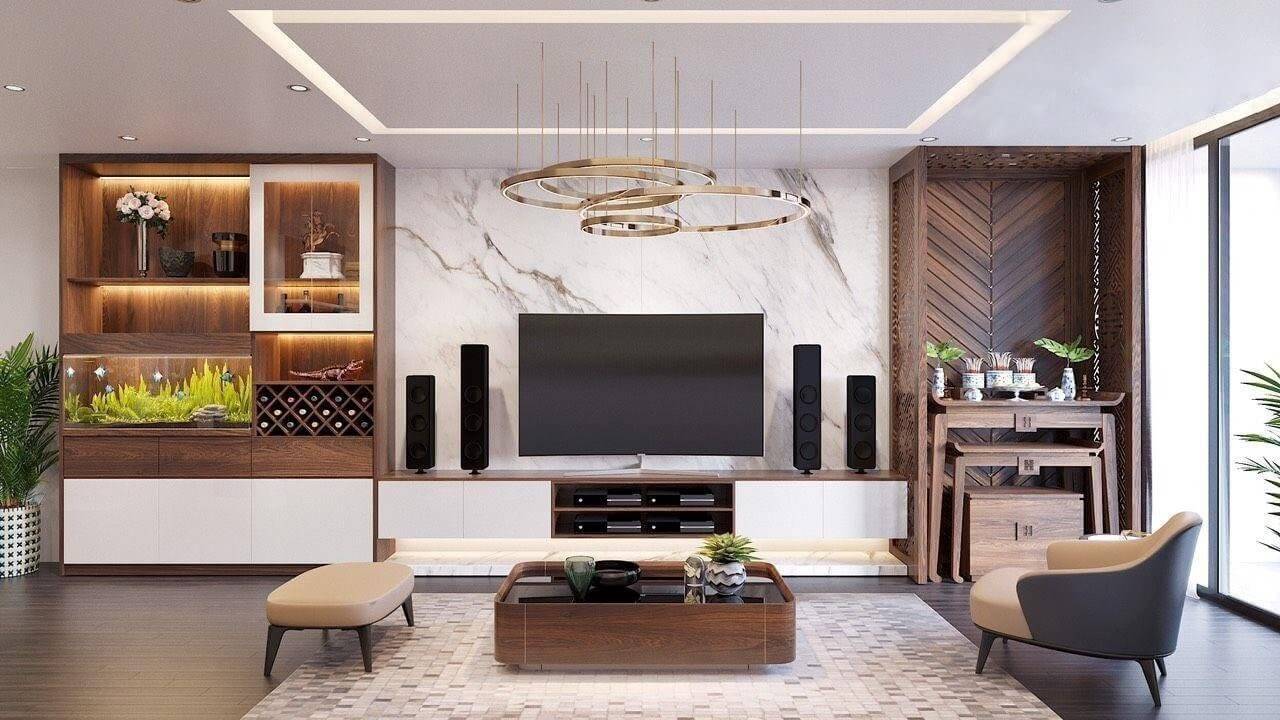 Cây xanh giúp cho gian phòng thêm điểm nhấn từ thiên nhiên, mang lại không khí sạch hơn